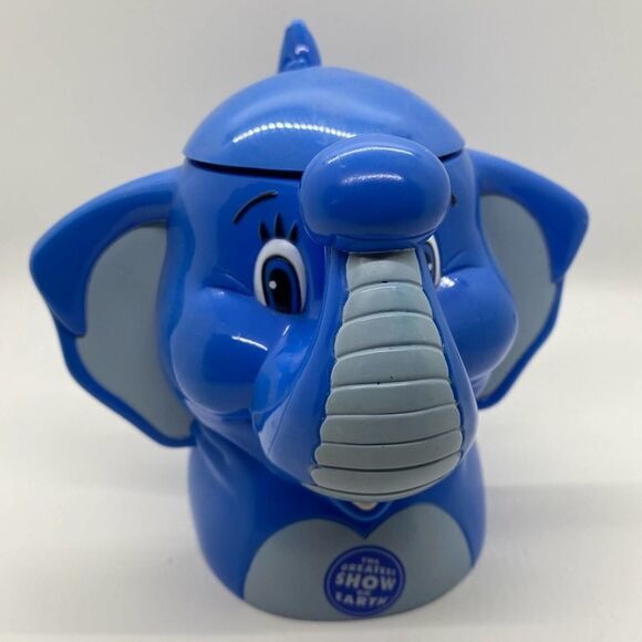 The Greatest Show On Earth Ringling Bros. ELEPHANT Mug Cup Hinged Lid - Picture 1 of 5